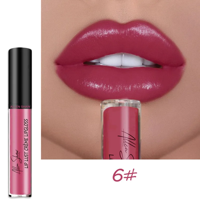 

12 Color Cream Texture Lipstick Waterproof Long lasting Easy to Color Smooth Gloss Lip Glaze Cosmetic Tool for Women ALS88