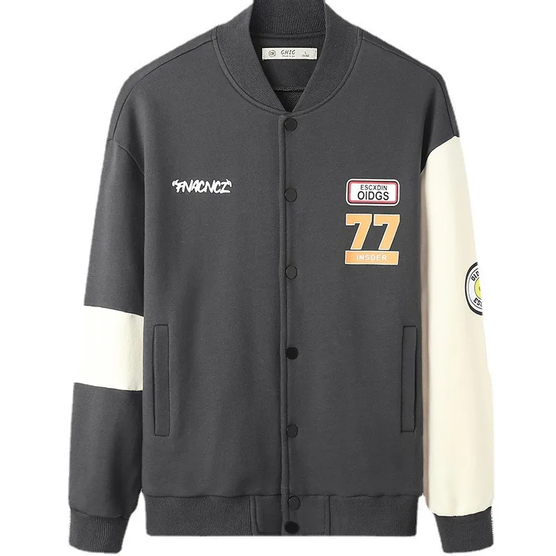 

Мужская ветровка Корейская версия тренда INS Повседневная куртка с воротником-стойкой куртка мужская Молодежная Студенческая спортивная то...