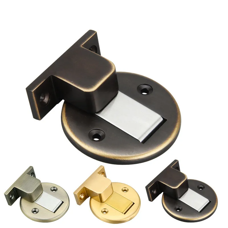 Латунная магнитная наклейка на дверную заглушку туалетное зеркало скрытое