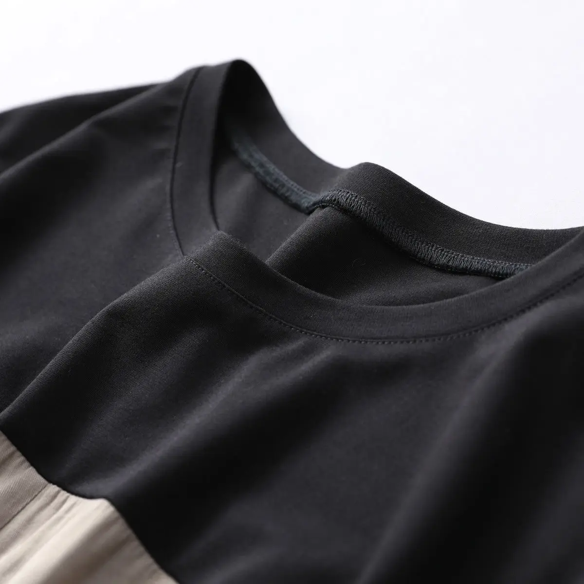 

2021 summer new fashion temperament casual loose design stitched top