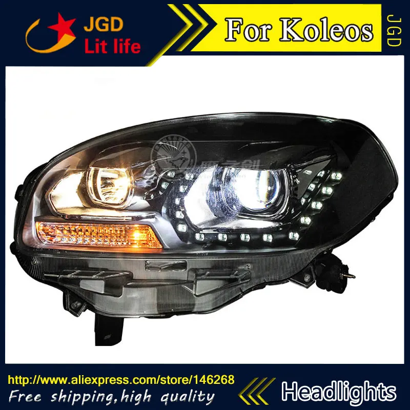 Автомобильный Стайлинг светодиодный HID Rio Renault koleos чехол для фары фар Bi Xenon