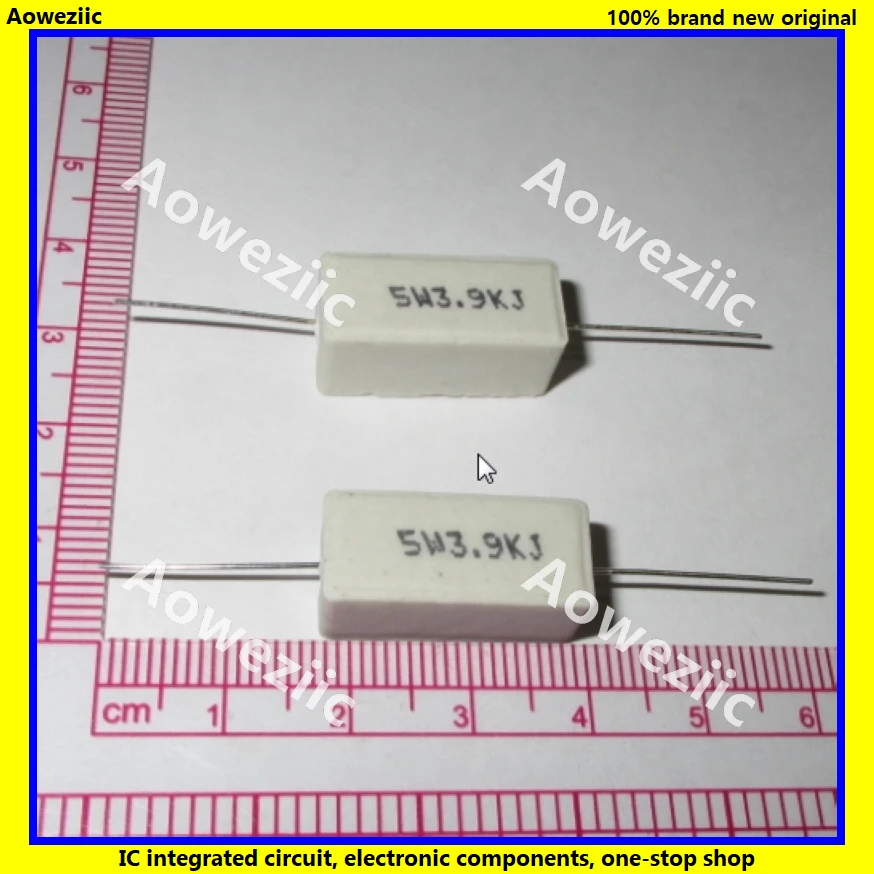 10 шт. RX27 Горизонтальное цементное сопротивление 5 Вт 3 9 к ом RJ 5W3K9J 3900R 3900RJ