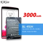 KiKiss телефон Перезаряжаемые Батарея 3000 мАч, BL-49JH для LG K4  K4 LTE  K130E  K120E  K120 BL 49JH замена батареи