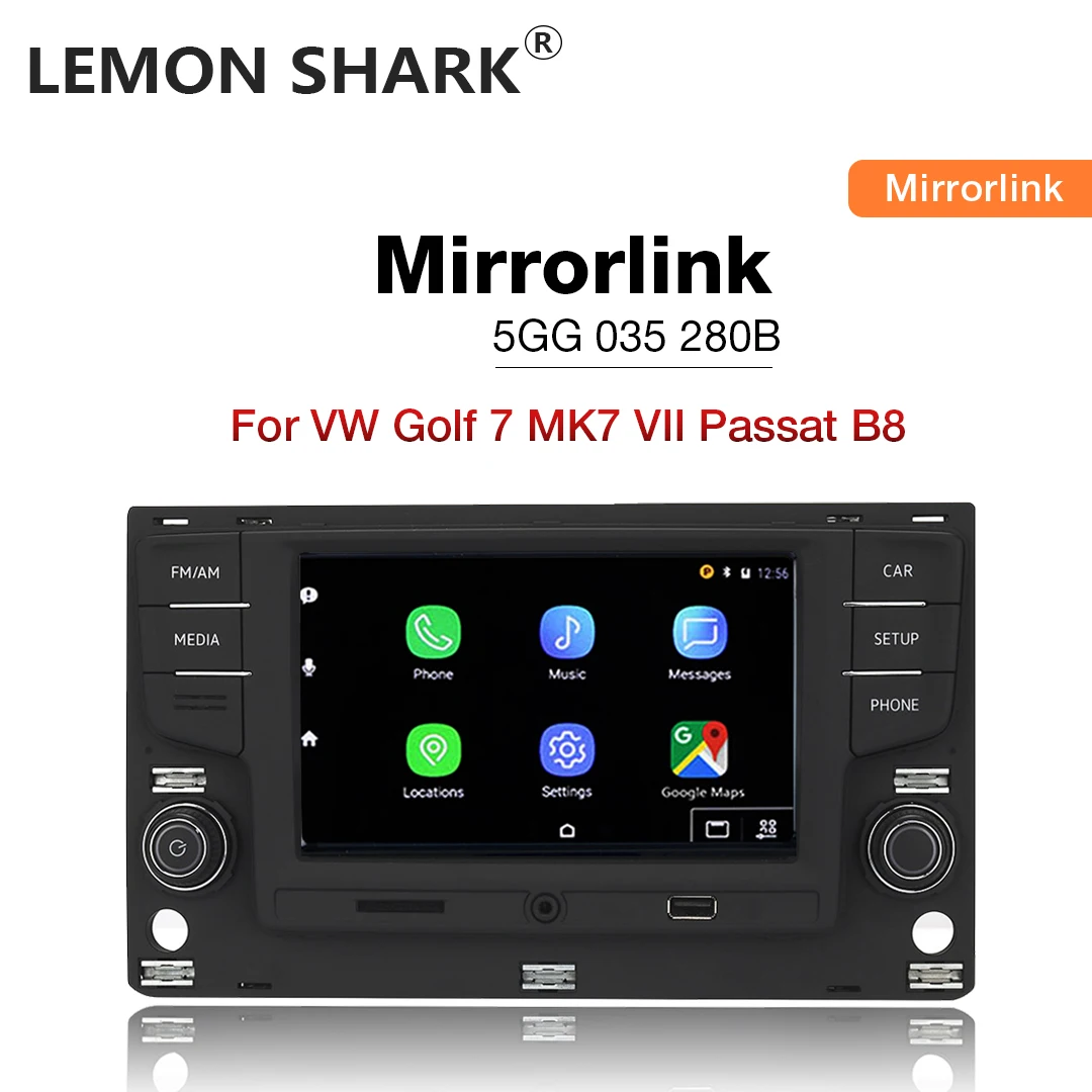 Радиоприемник LEMON SHARK MQB 6 5 дюйма автомобиль MIB Mirrorlink OPS камера заднего вида для VW