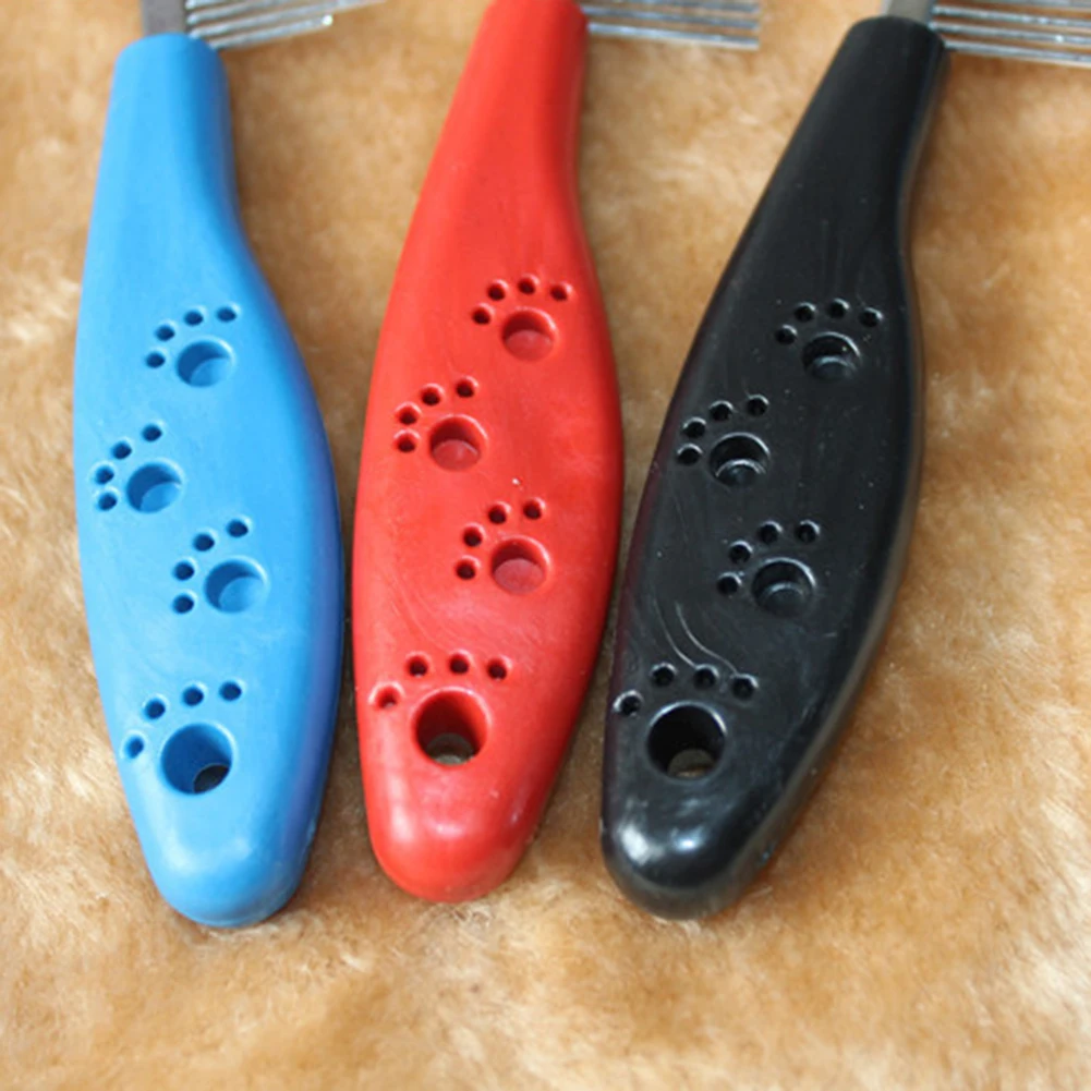 Триммер для домашних животных расческа груминга волос шпилька из нержавеющей