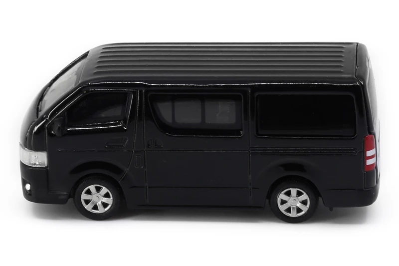 Крошечный 1:64 Toyota Hiace черный/Китайская полиция LHD литая модель автомобиля | Игрушки