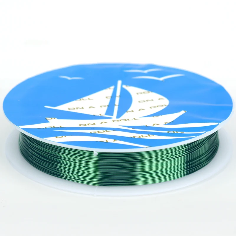 1 рулон 0 3 мм 20 м Серебряная Золотая медная проволока обмотки DIY ремесло бисерная