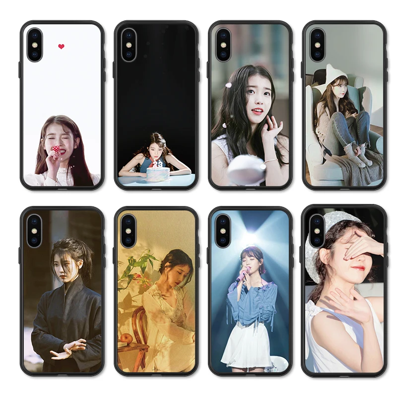 Чехол для телефона iphone 11 Pro Max XR XS MAX X IU Lee Ji En singer Apple 8 7 6 5S s Plus силиконовый чехол с