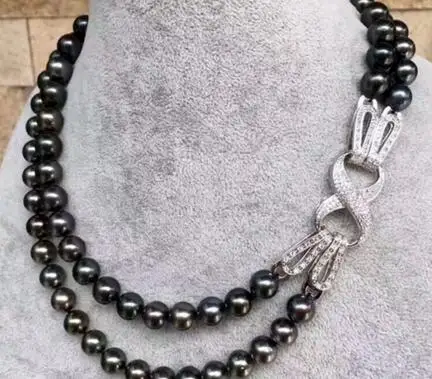 Ожерелье из жемчуга 9-10 мм 17 5-18 5 дюйма