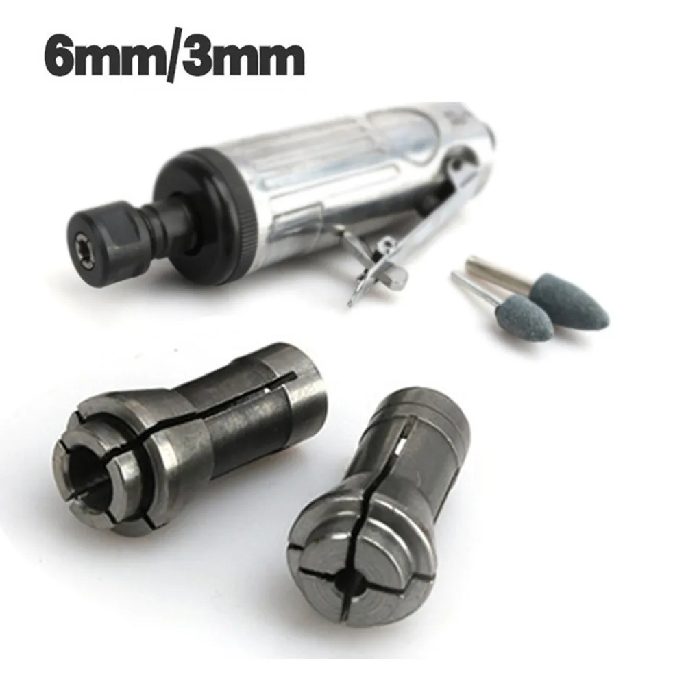

Tools Collet Trimming Woodworking 2pcs 2x 3/6mm Adapter Chuck Die Grinder Engraving