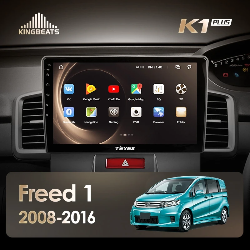 KingBeats штатное головное устройство For Honda Freed 1 2008 - 2016 GPS Android 8.1 автомагнитола на
