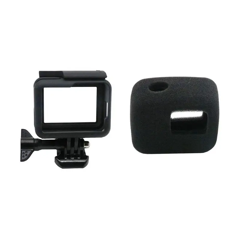 Защитная рамка чехол + Ветровое стекло Крышка для Gopro Hero 7/6/5/Hero Hd Корпус границы