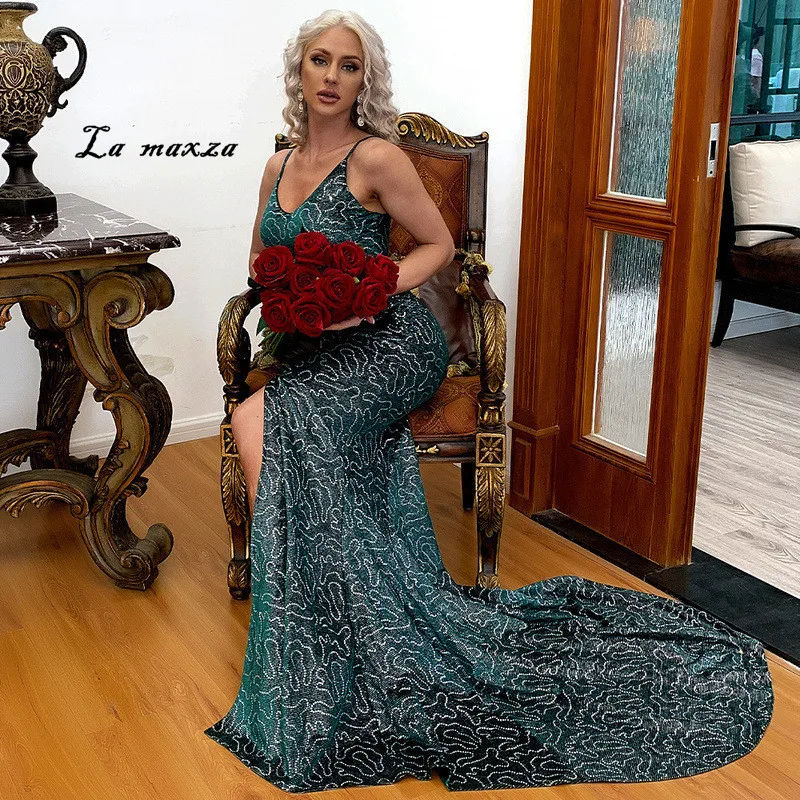 Женское платье с блестками вечерние сексуальные винтажные модные элегантные