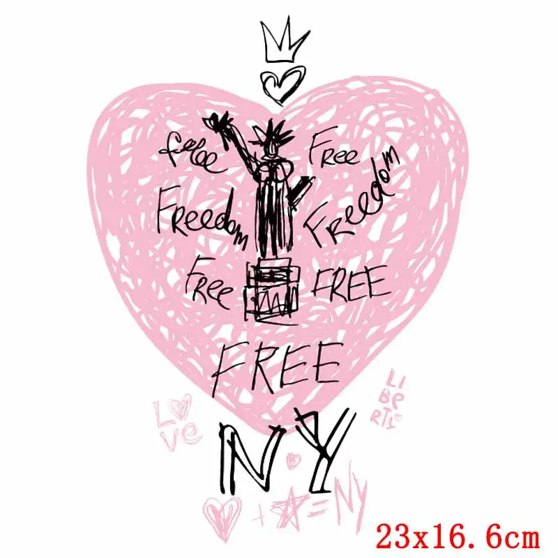 Термонаклейка Prajna термонаклейка из ПВХ с цветком в форме сердца винила для