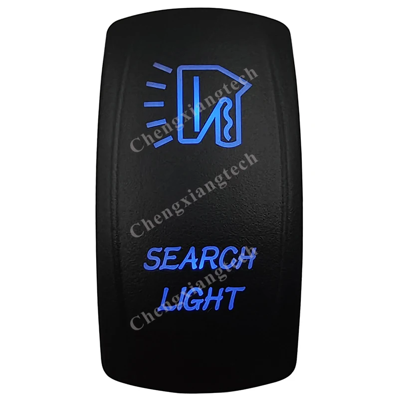 

SEARCH LIGHT Car Boat Blue Led 5 Pin Rocker Switch 12V 20A SPST ON OFF Toggle Switch Accessories for Carling NARVA Jeep 4X4