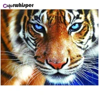 diamond painting full squareround drill tiger 5d daimond painting embroidery cross stitch mosaic crystal picture art th224