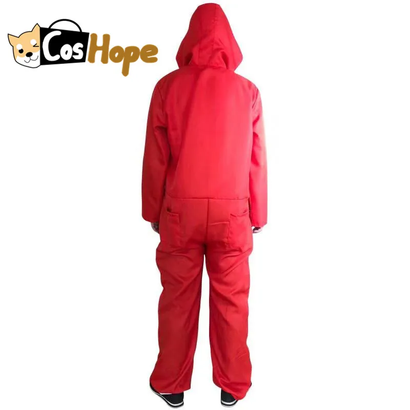 La casa de papel Cosplay Paper House Costume Salvador Dali Cospaly Money Heist Jumpsuit Mask Coverall Jumpsuits Halloween | Тематическая