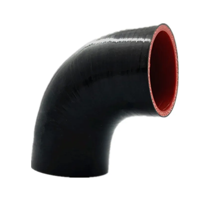 Силиконовая трубка FIFAN черная Автомобильная коленчатая труба с постоянным