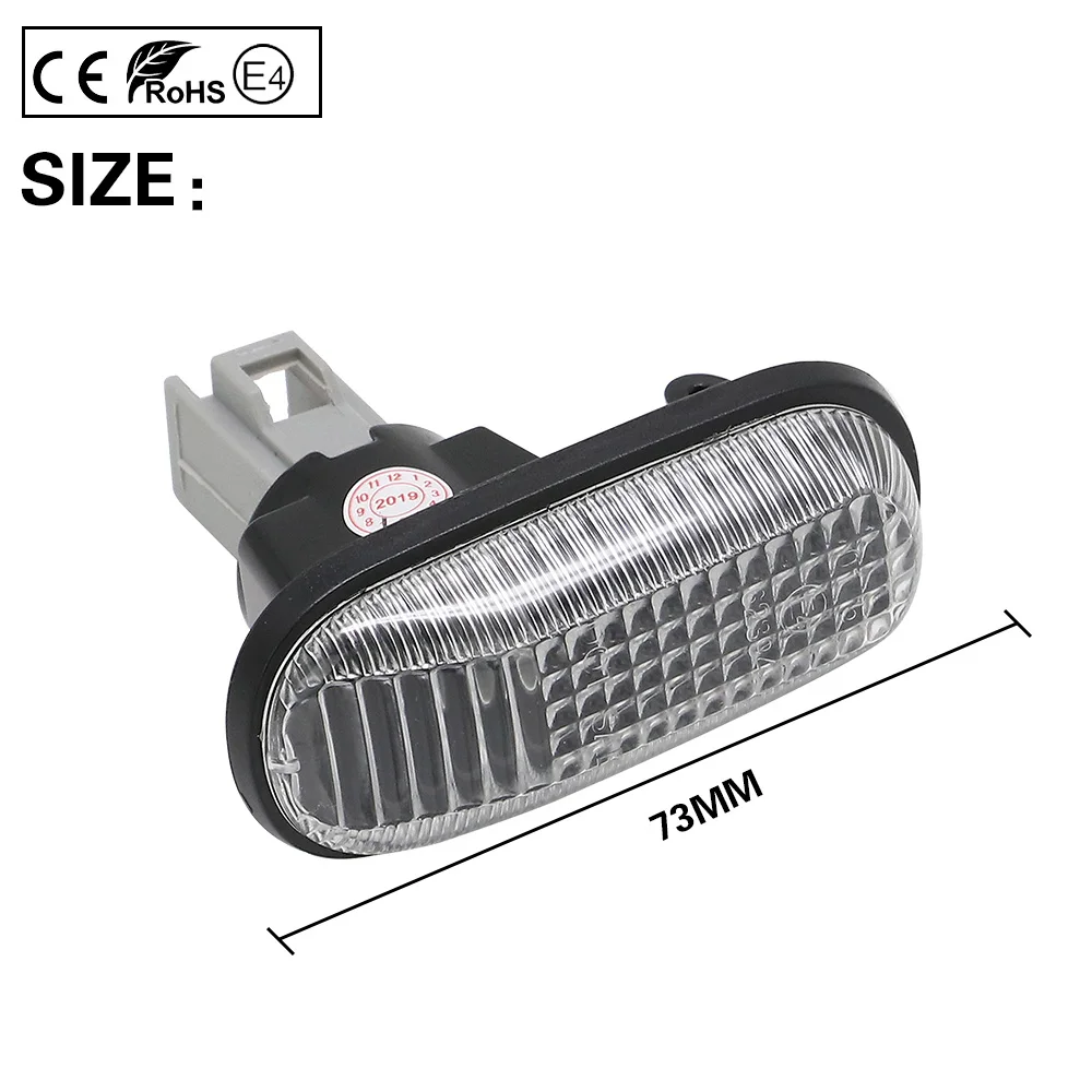 2 шт Прозрачный OEM Боковой габаритный фонарь светильник сигнала поворота для Honda