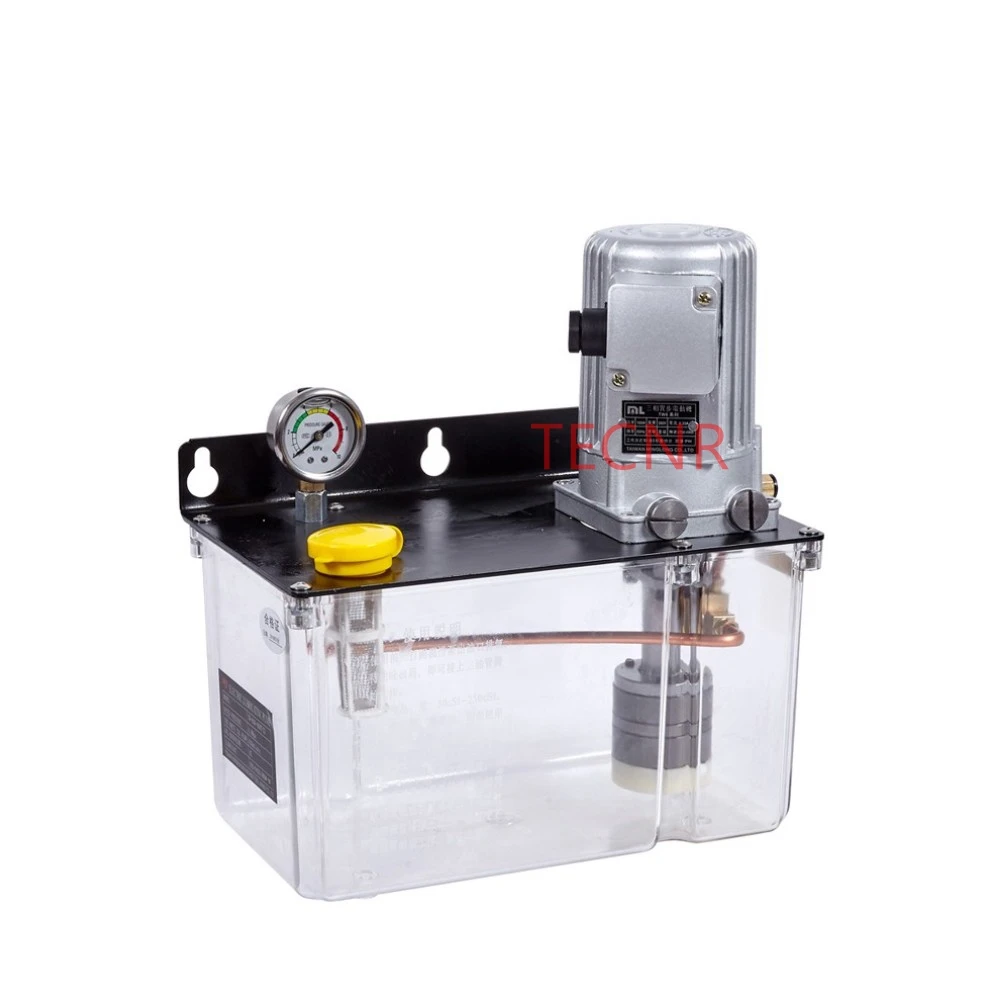 TECNR 4 л Полностью автоматический CNC масляный смазочный насос 220 В 380 PLC цифровой