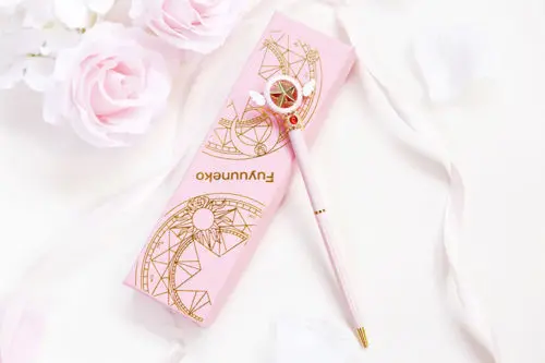 Ограничитель аниме карты Captor Sakura крыло со звездой розовая шариковая волшебная