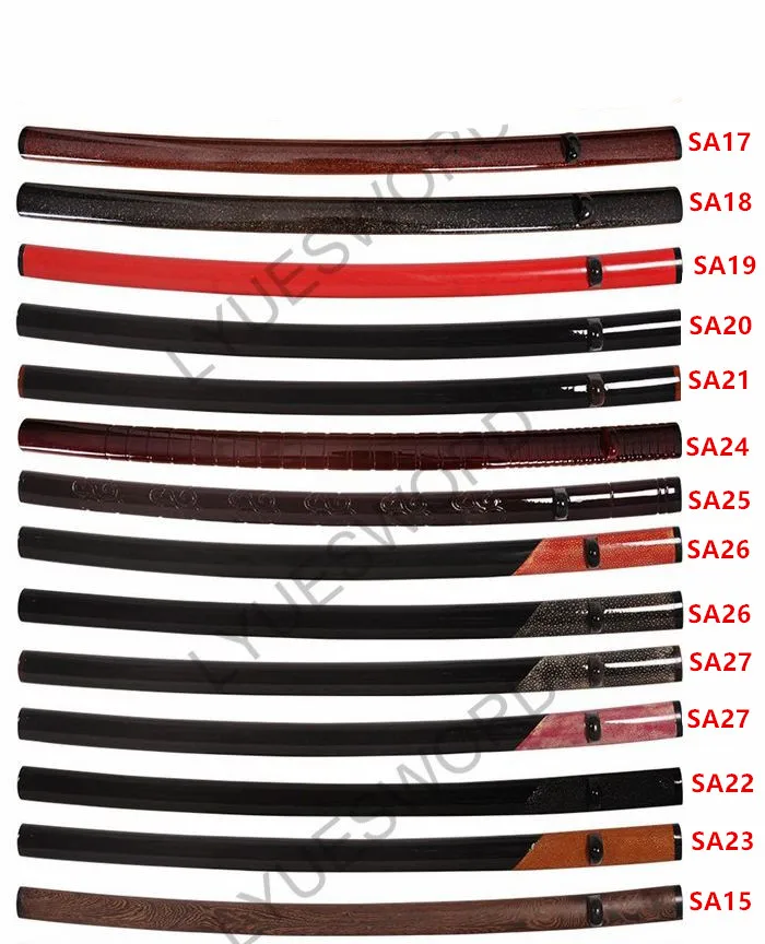 Hand Forged Red Damascus Steel Katana Japanese Samurai Real Sword no Shake Fitted