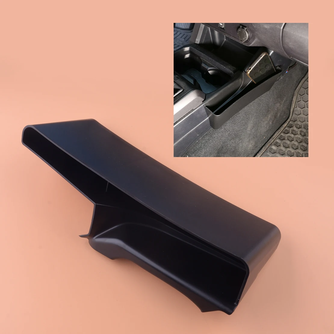 

Car LHD Co-Pilot Center Console Seat Side Storage Box Tray Glove Box Organizer Fit For Toyota Tacoma 2016 2017 2018 2019-2021