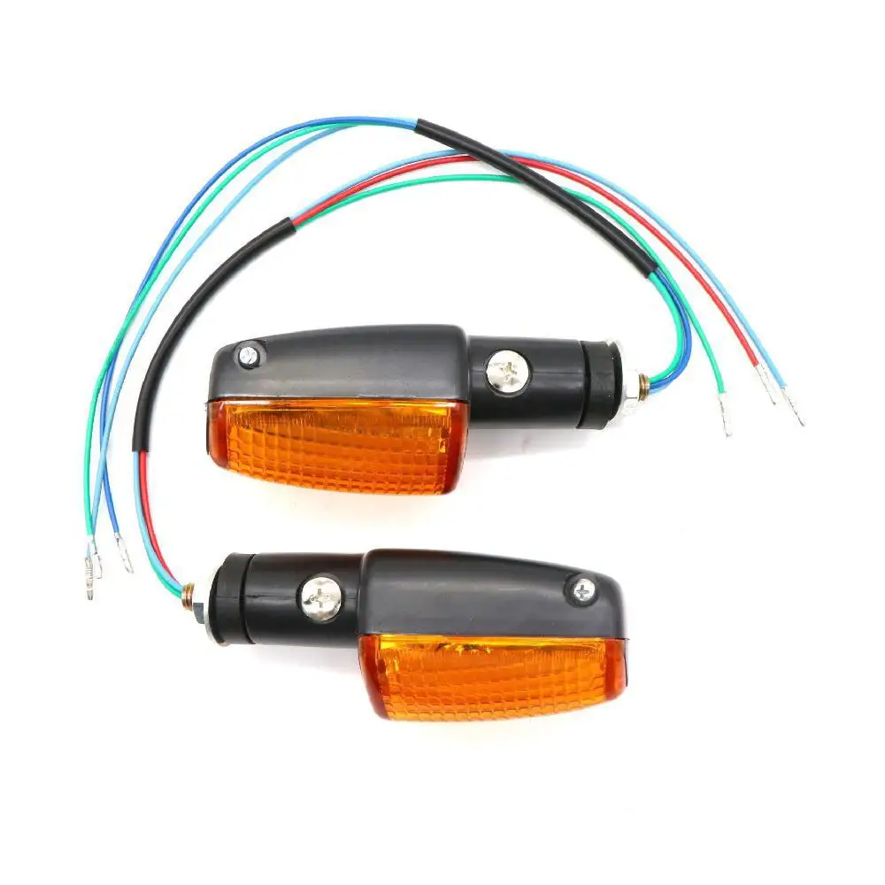 Adeeing 2 шт. мотоцикл изменение спереди и сзади указатель поворота Предупреждение