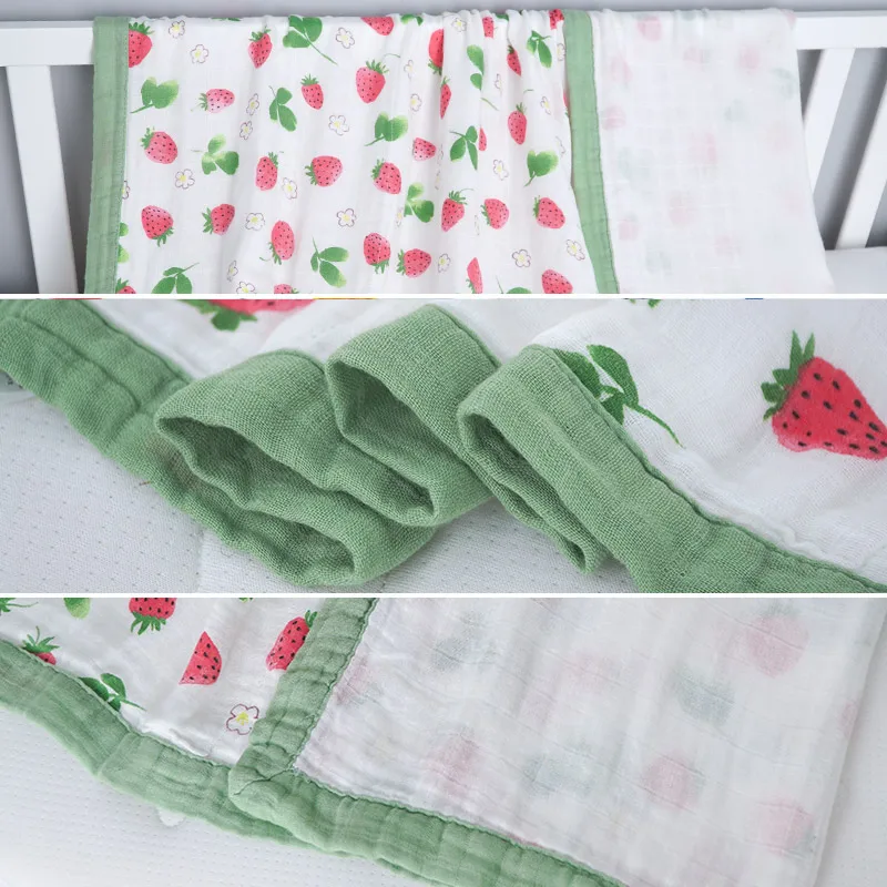 Детские одеяла для пеленания и кроваток из бамбука хлопковая муслиновая пеленка