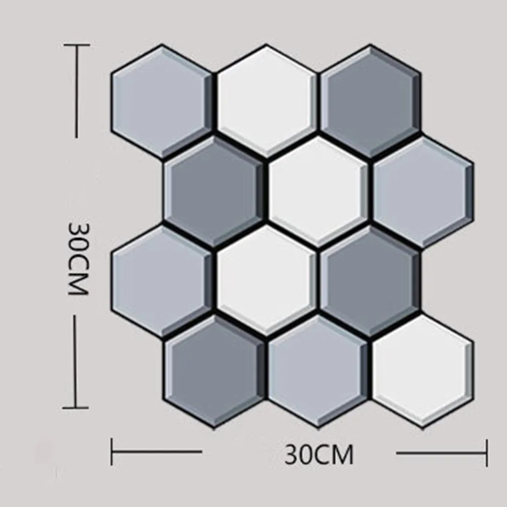 1 шт. Настенная Наклейка 30*30 см 3D ПВХ Se-lf-клейкая кухонная настенная плитка