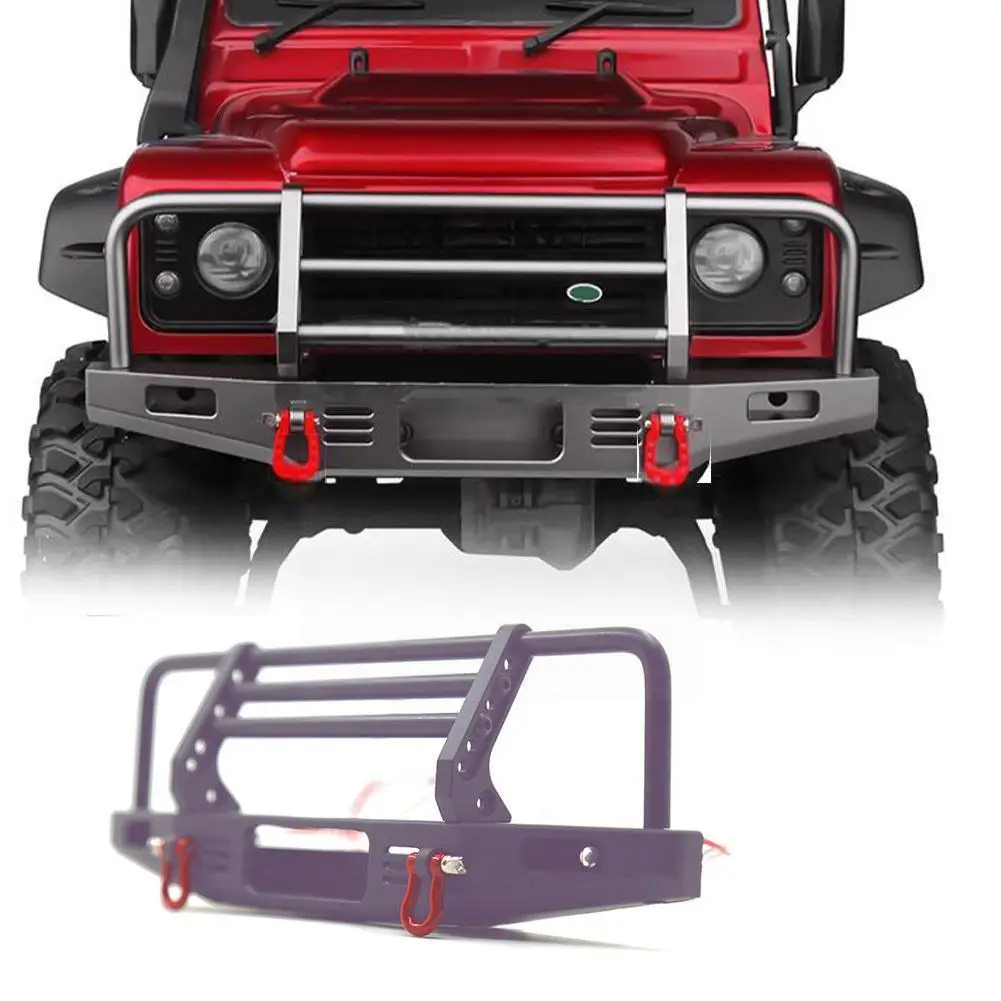 

Регулируемый металлический передний бампер для 1/10 RC Crawler SCX10 II SCX10, передний защитный бампер 90046 TRX4 Traxxas Axial 90047 G5S1