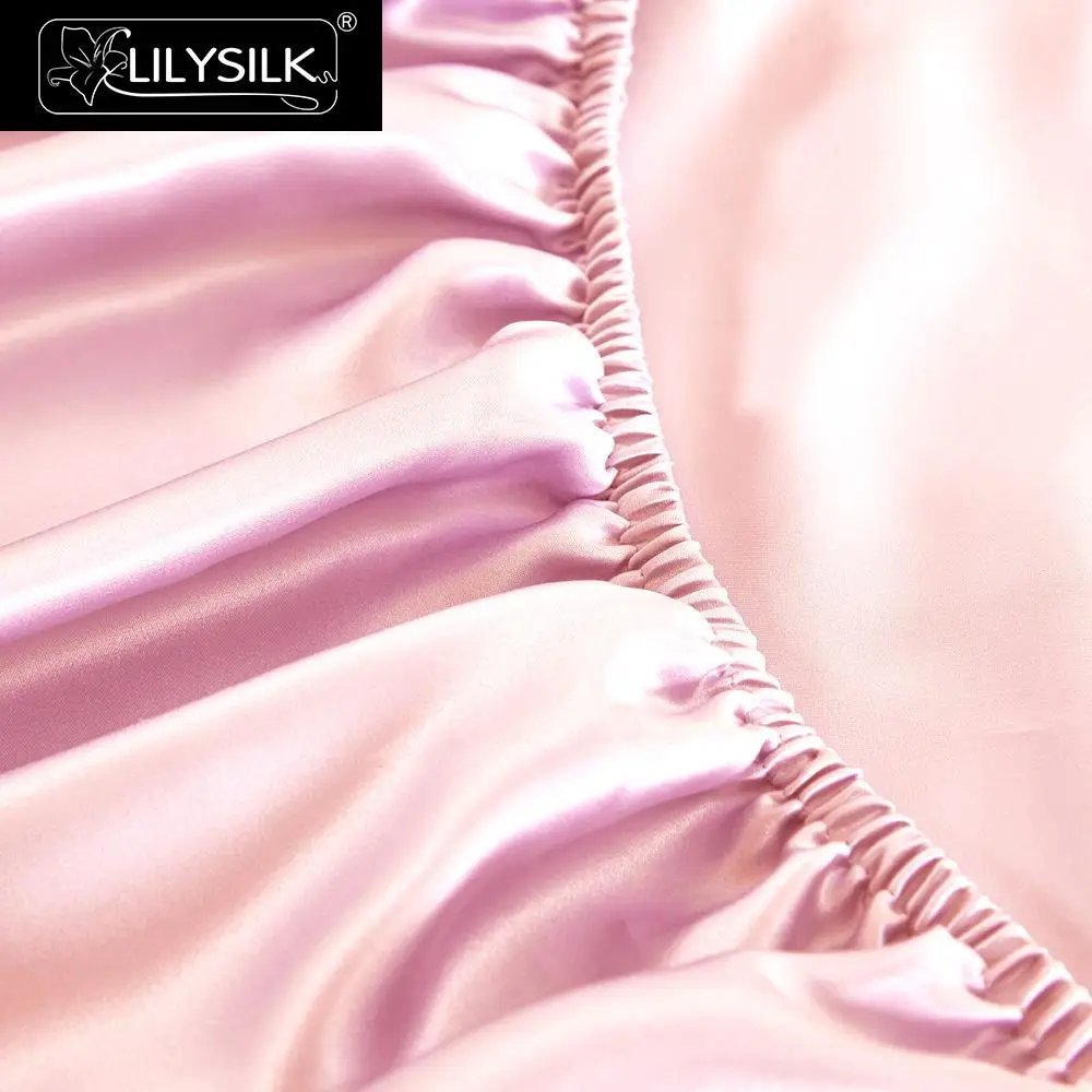 LilySilk простыня шелк Глубокий 40 см 100% чистый тутового шелкопряда 19 momme бесшовные