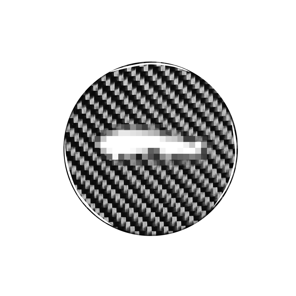 

Car Steering Wheel Center Emblem Decoration Cover Trim Carbon Fiber Car Styling For Jaguar XFL E F-PACE XE XF XEL XJ S R Sport