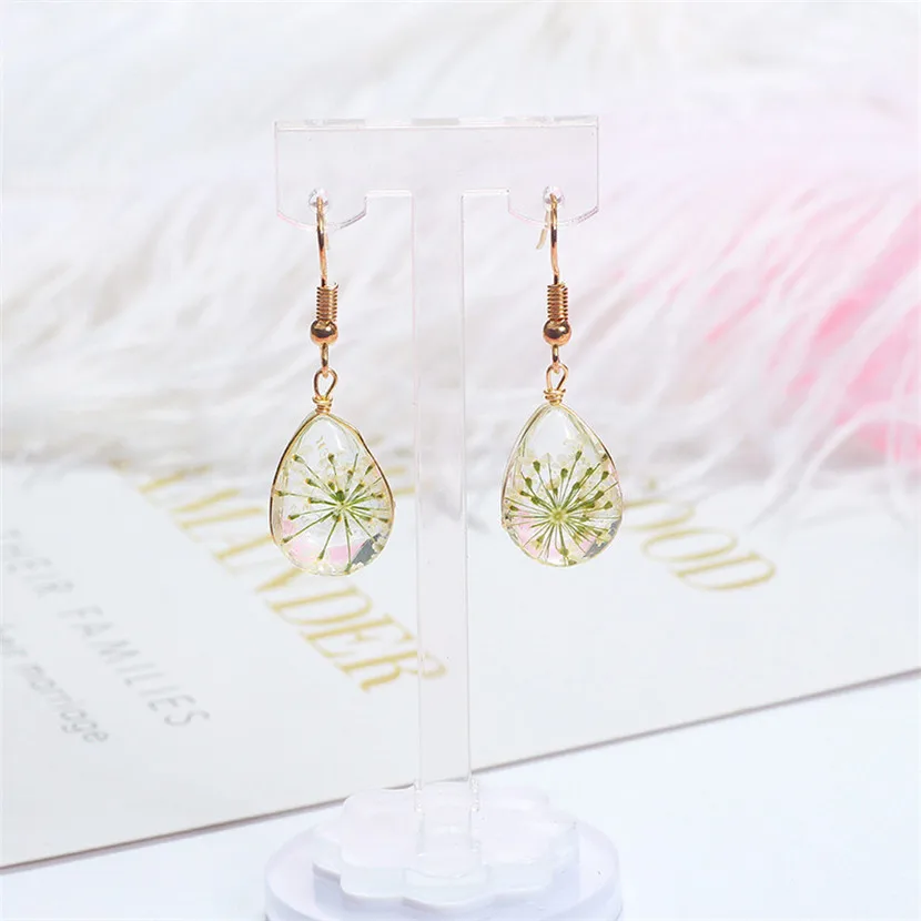 

Drop Earrings Korean Style Dangling Earring For Women 2020 Trend Cute Ear Rings Flower Jewelry Handmade Accessories Unusual Good