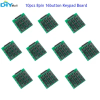 10pcs 44 16 button matrix keypad keyboard board mcu 8pin 4x4 micro switch for arduino diy starter kit