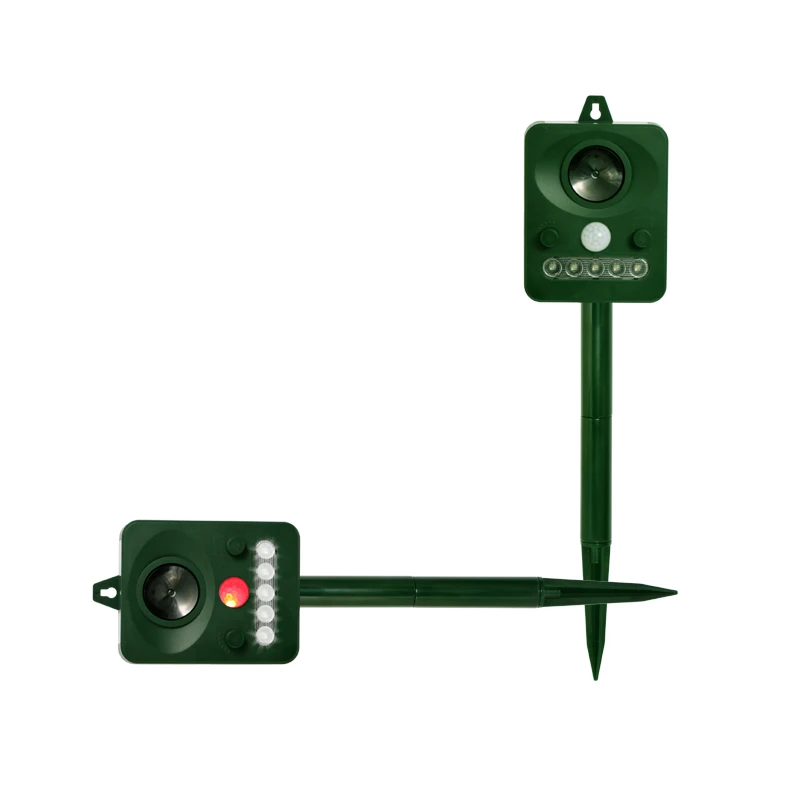 

Garden Solar Powered Ultras onic Outdoor Animal Repeller Motion Sensor Flash Light Dog Cat Raccoon Rabbit Animal Dispeller