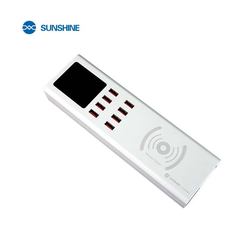 Беспроводное зарядное устройство SUNSHINE Quick Charge 3 0 умная зарядная станция USB Type-C хаб