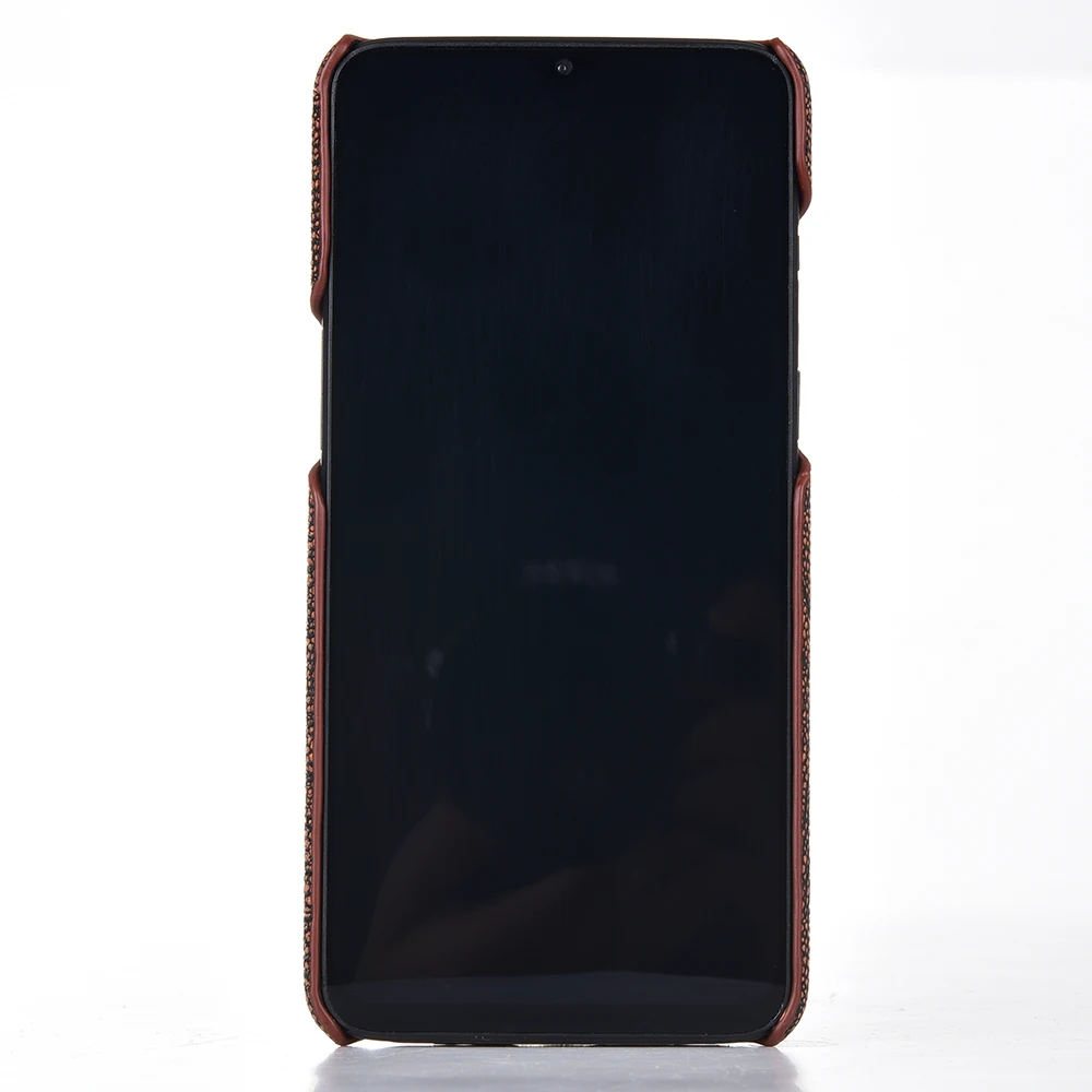 Страусиная ножка натуральная кожа Жесткий чехол для телефона для huawei Honor V10 V20 Plya сотовый Чехол для телефона