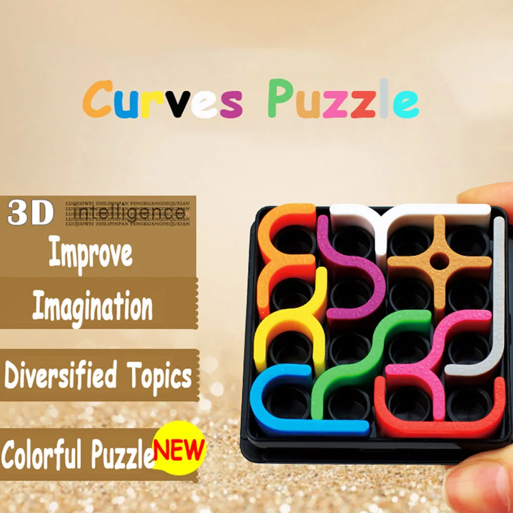 Креативный Интеллектуальный 3D пазл игрушки сумасшедшие кривые игры судоку