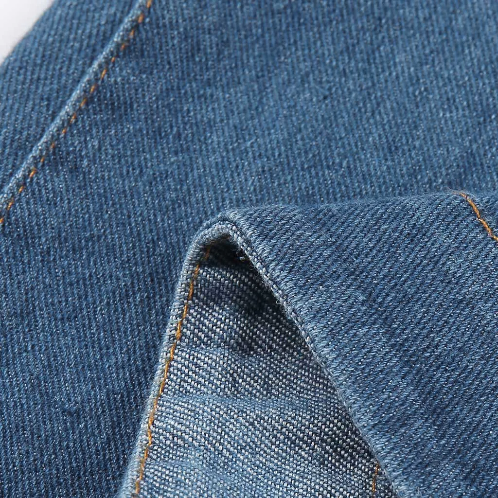 

Women Casual Mid Elastic Plus Loose Denim Pocket Female Fashion Boot Cut Flare Pants Pant Zipper Fly Long Jeans Vaqueros Mujer