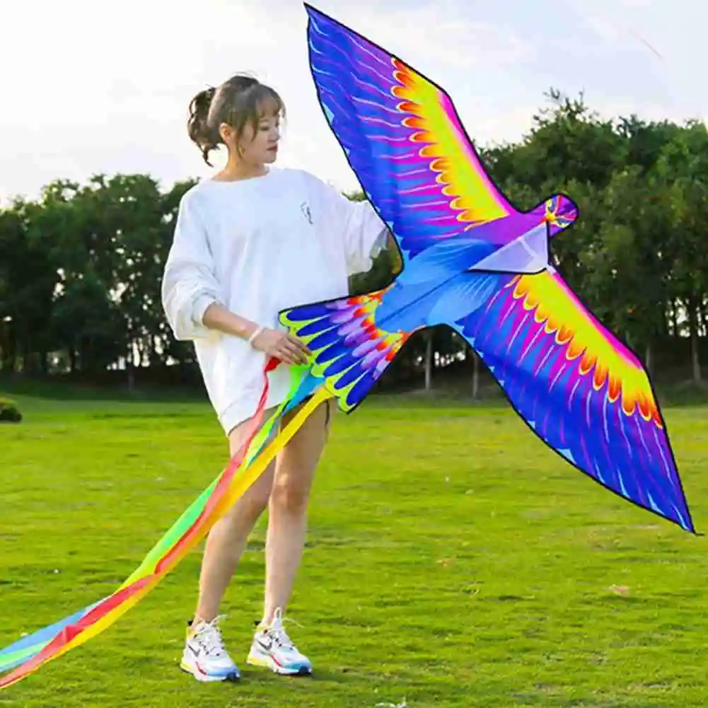 

2021 New Strong Long Colorful Tail!Huge Beginner Phoenix Kites For Kids And Adults 74-Inch Come With String Children Gifts