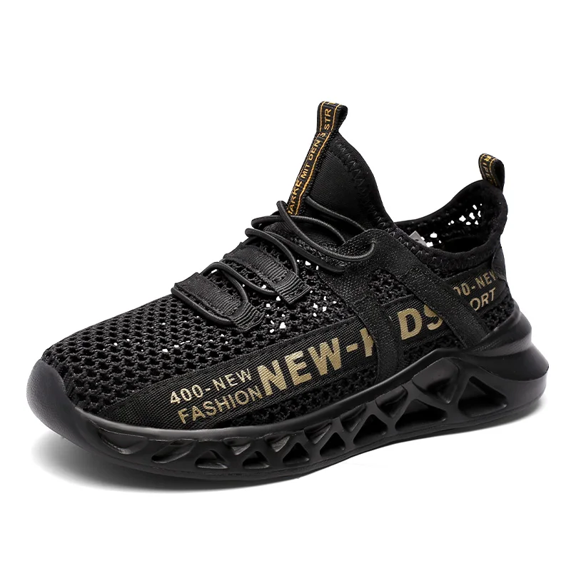 

LCXMN Kids Sneakers Outdoor Sports Wear Resistant Boy Shoes Breathable Children Casual Shoes Chaussures Enfant