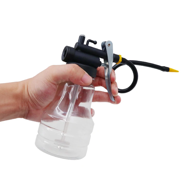 

New 250ml Transparent Oil Can Oiler Lubrication Oil Plastic Machine Pump High Pressure Pump Oiler Grease Gun