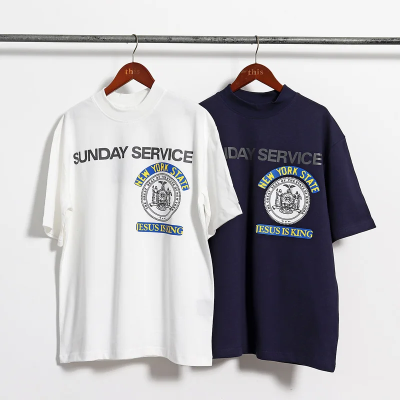 

Футболка Kanye с изображением Уэста Иисуса короля штата Нью-Йорк