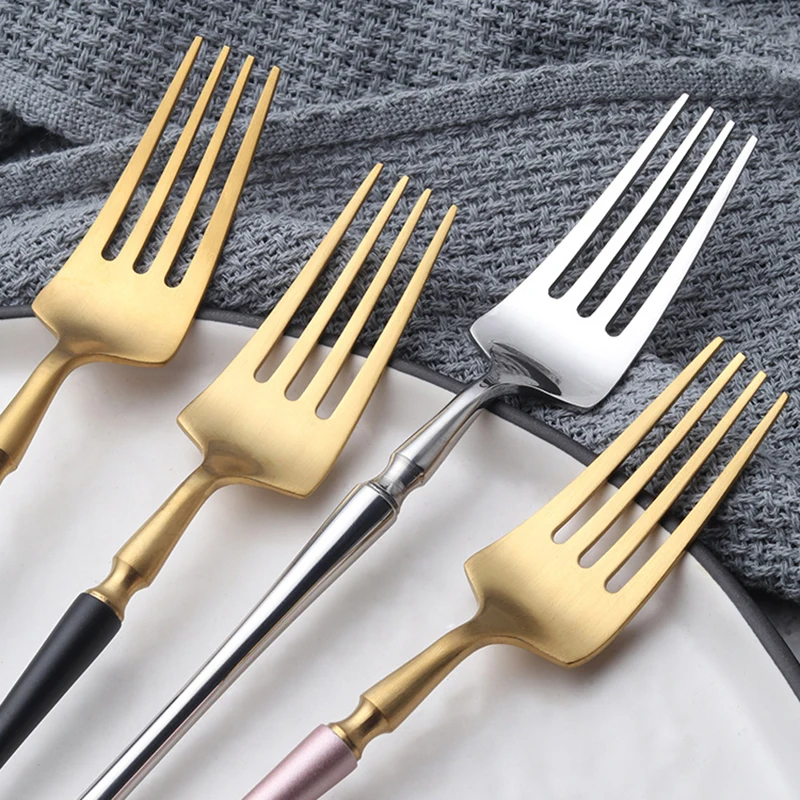 

24Pcs/ Dinnerware Stainless Steel Cutlery Set Western Food Tableware Luxury Fork Teaspoon Knife Cutlery Set Drop shipping