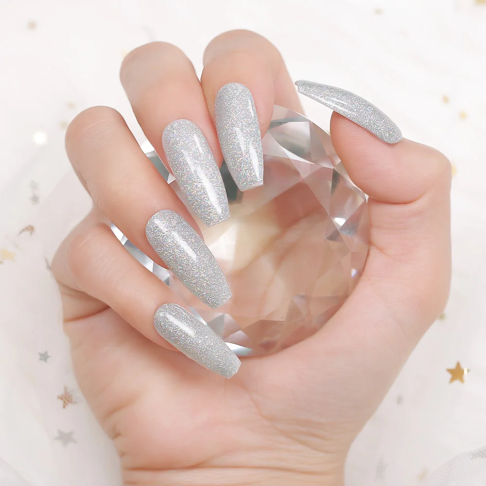 УФ-гель для ногтей Modelones 10 мл блестящий гель декор с блестками светодиодный