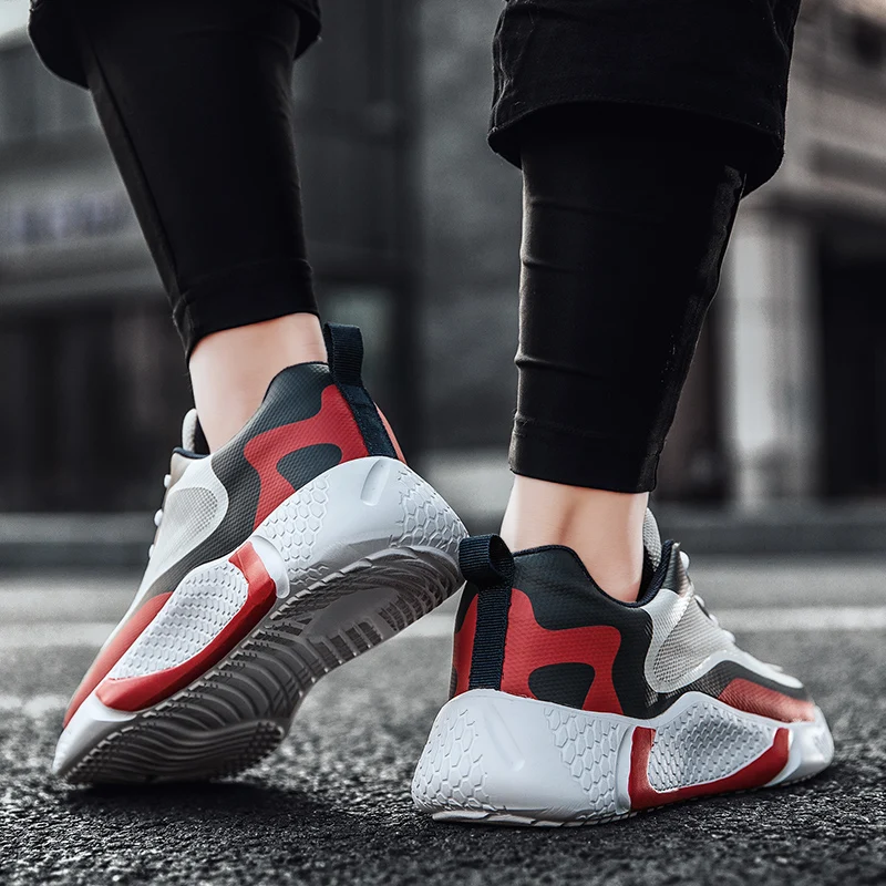 

Men's Casual Sneaker, Flat Backpacks Lightweight Mesh Summer Sport Fashion Walking Outdoors Solid Street-style, School Shoes