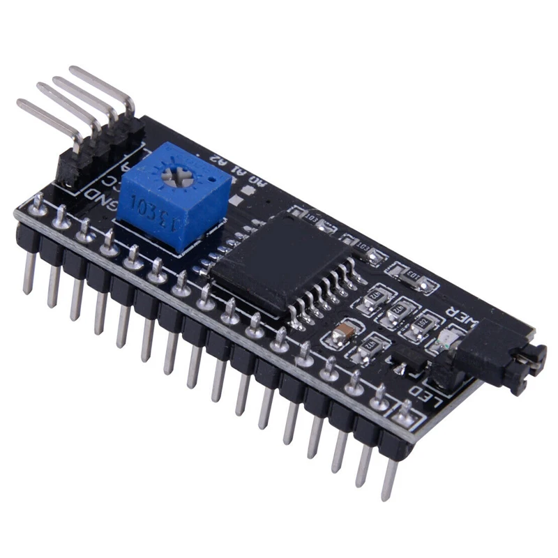 

IIC/I2C/TWI/SPI Interface Serial Board Module LCD1602 LCD2004 LCD 1602 2004 Display Screen Adapter Converter PCF8574 for Arduino