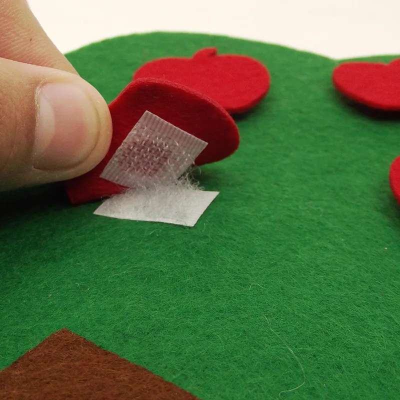 New Montessori Teaching Aids Apple Trees Math Toys Kindergarten manual DIY Weave Cloth Early Learning Education | Игрушки и хобби