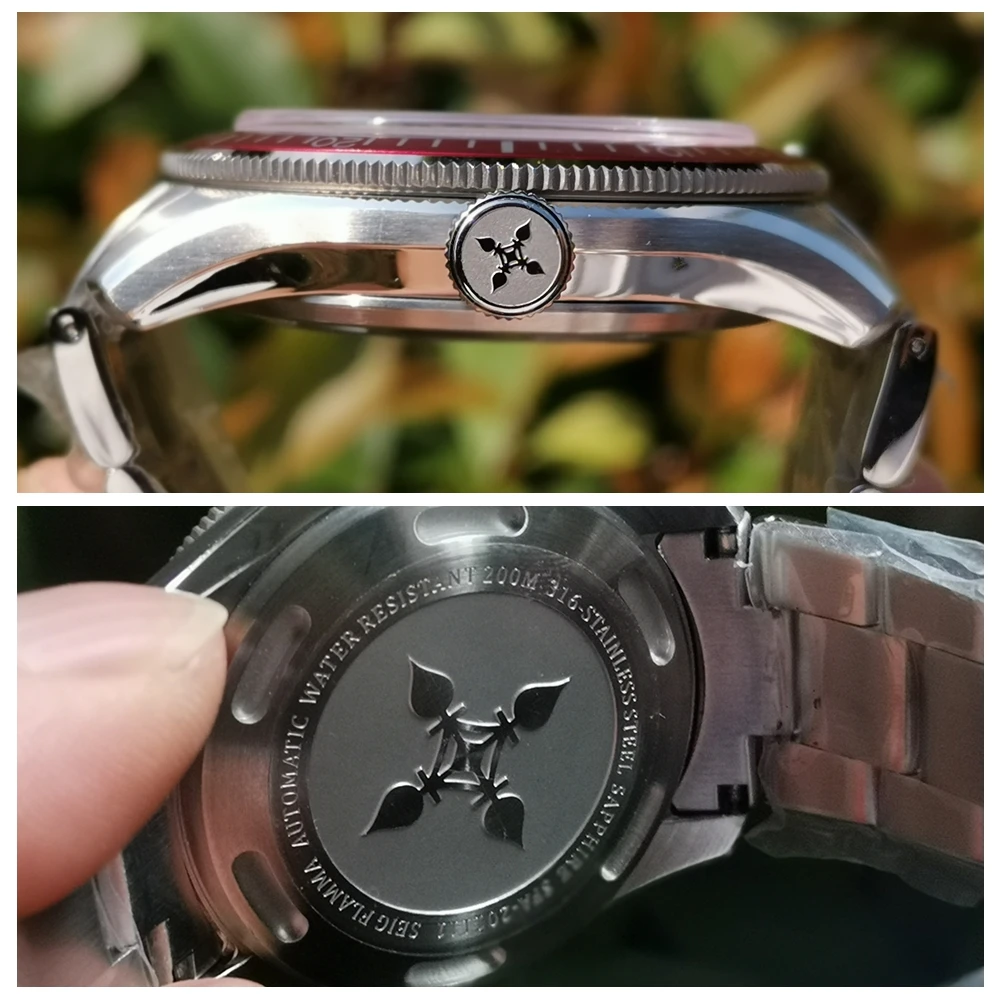 Часы мужские спортивные автоматические механические в стиле ретро светящиеся